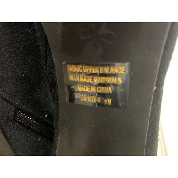 Classique Women’s Sz 9M Black Boots 4in‎ Heels - Picture 11 of 11